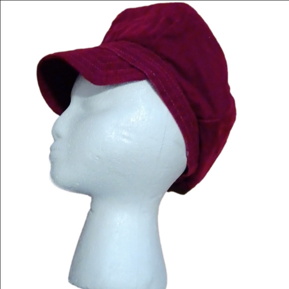 💙🌺Elegant Burgundy Women's Cap🎉 - Picture 1 of 8